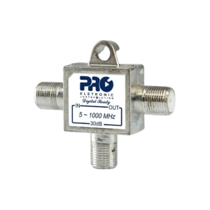 Tomada TAP de Sistema Coletivo Blindada Proeletronic PQTT-30 5-1000MHz 30dB