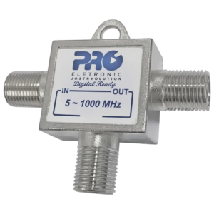 Tomada TAP de Sistema Coletivo Blindada Proeletronic PQTT-24 5-1000MHz 24dB