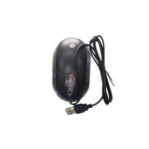 Mouse Óptico USB Exbom MS-9 com Iluminação LED 1000 DPI Ambidestro Preto
