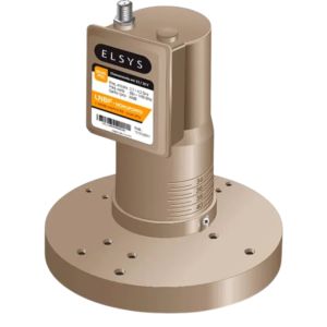 Elsys LNBF Monoponto Banda C DCR-E ETLM11 Alta Performance 12K Comutação Eletrônica