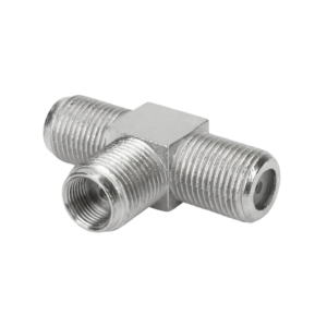 Emenda T Rosca Coaxial Tipo Fêmea 75 Ohms Niquelada 5-2400MHz - 033-5687