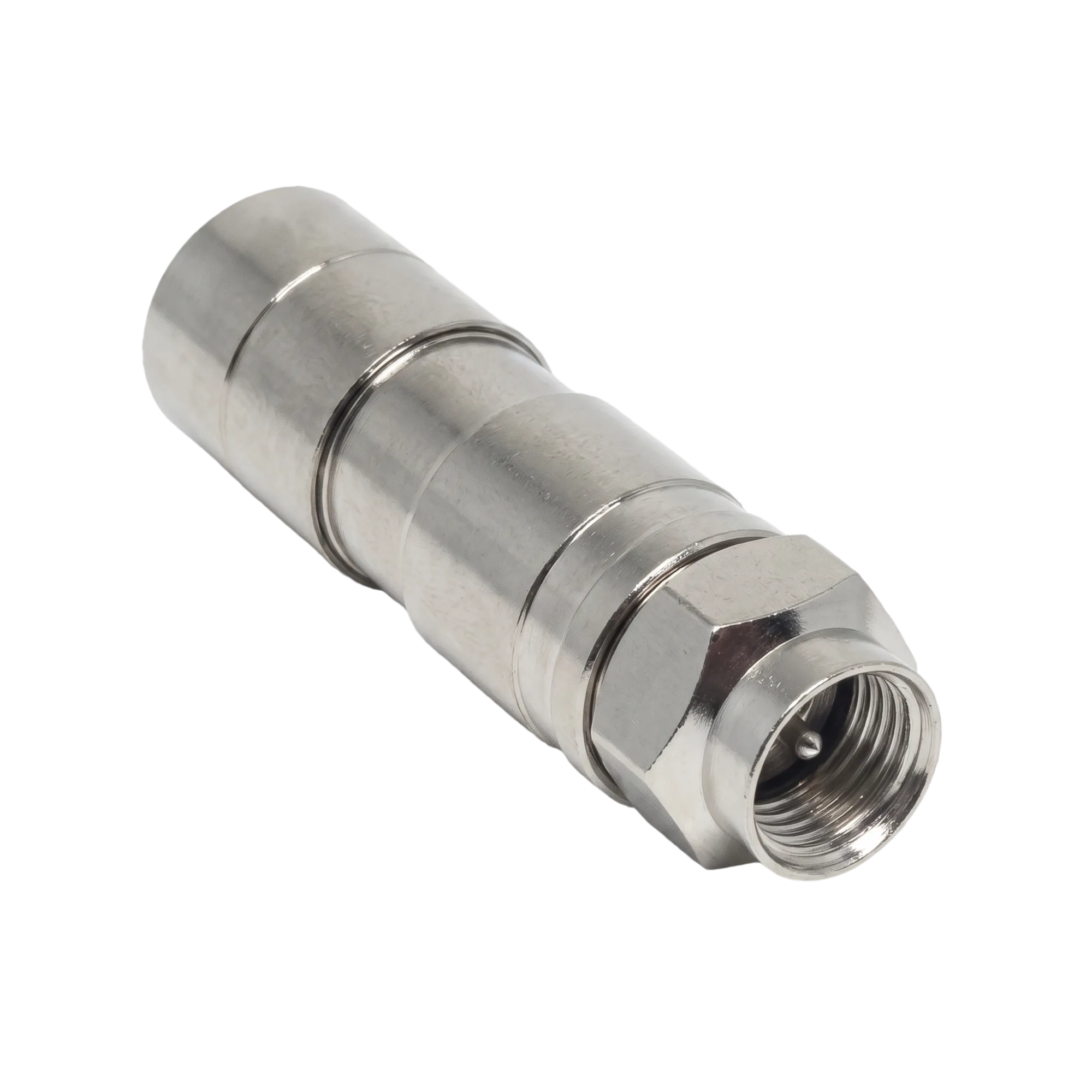 Conector F de Compressão Profissional para Cabo Coaxial RG11