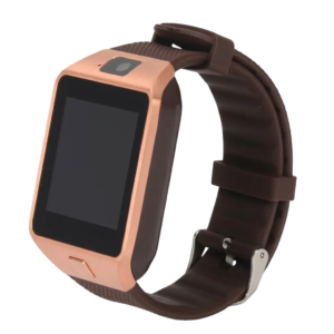 Smartwatch Relógio Inteligente LB-DZ09 Dourado com Câmera Bluetooth e Entradas SIM/TF