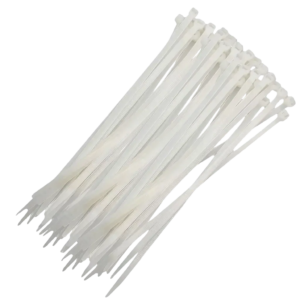 Abraçadeira de Nylon 4,8x280mm Branca Poliamida 6.6 - Pacote com 100 Unidades