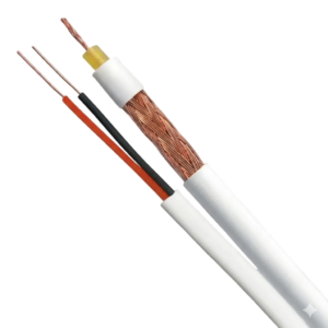 Cabo Coaxial Bipolar para CFTV Multitoc 4mm Flexível 80% de Malha Rolo 100m