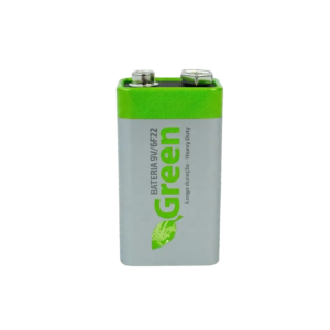 Bateria 9V 6F22 Green Heavy Duty 013-9622 para Multimetros Detectores e Instrumentos