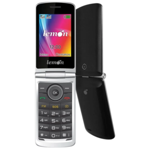 Celular Portátil Flip 2G Dual SIM Viva 4 LM-755 com Botão SOS e Lanterna Lemon