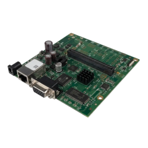 Placa Roteadora MikroTik RouterBOARD RB411AH 680MHz 64MB RAM Nível 4 com Fonte 24V
