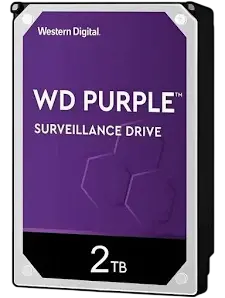 HD Interno 2TB Western Digital Purple WD20PURX SATA III 6Gb/s 64MB CFTV 3.5"