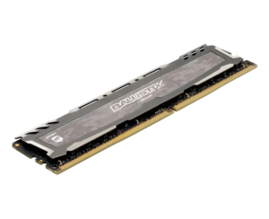 Memória RAM Crucial Ballistix Sport 4GB DDR4 2400MHz PC4-19200 CL16 1.2V Dissipador Alumínio BLS4G4D240FSB