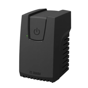 Estabilizador de Tensão TS Shara PowerEst 300VA Monovolt 115V 4 Tomadas NBR 14136 Preto Cód. 9000