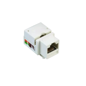 Conector Módulo Keystone RJ-45 Fêmea Cat6 Branco Chip SCE