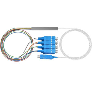 Splitter Óptico PLC Balanceado 1x8 Transc Conectores SC/UPC Monomodo G.657A1