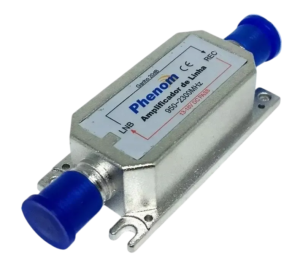 Amplificador de Linha Satélite FI 20dB Phenom 950-2400 MHz Blindado Coaxial