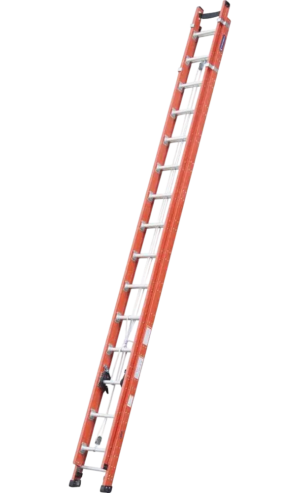 Escada de Fibra de Vidro Extensível Cogumelo EFV-27 27 Degraus 4,83 x 8,40 Metros Professional