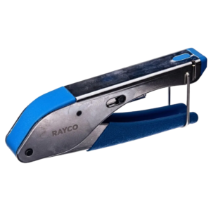 Alicate de Crimpar Cabo Coaxial RG59 e RG6 para Conector com Ilhós Sextavado Profissional