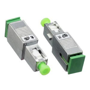 Atenuador Optico Fixo SC/APC Monomodo 6dB Plug Macho Femea para Redes FTTH GPON