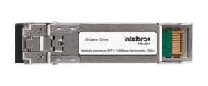 Modulo Transceptor Optico Intelbras KTS 2110+ SFP+ 10Gbps Monomodo 10km LC Duplex 1310nm