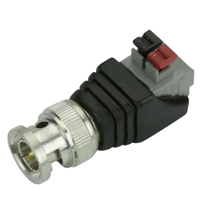 Conector Borne BNC Macho 75 Ohms com Engate Rápido por Pressão Código 062-0298