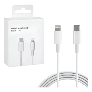 Cabo de Dados e Carga Rápida USB-C para Lightning 2.0 Profissional Premium Branco - 1 Metro