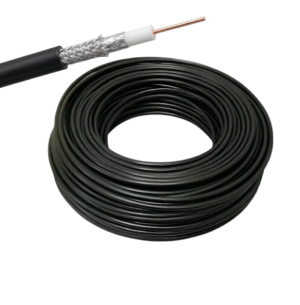 Cabo Coaxial Cabletech RGE-06 77% TS (Tri-Shield) - Preto
