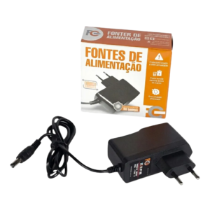 Fonte Eletrônica Chaveada 12V 1A FC Fontes Tipo Adaptador - FC1201EN