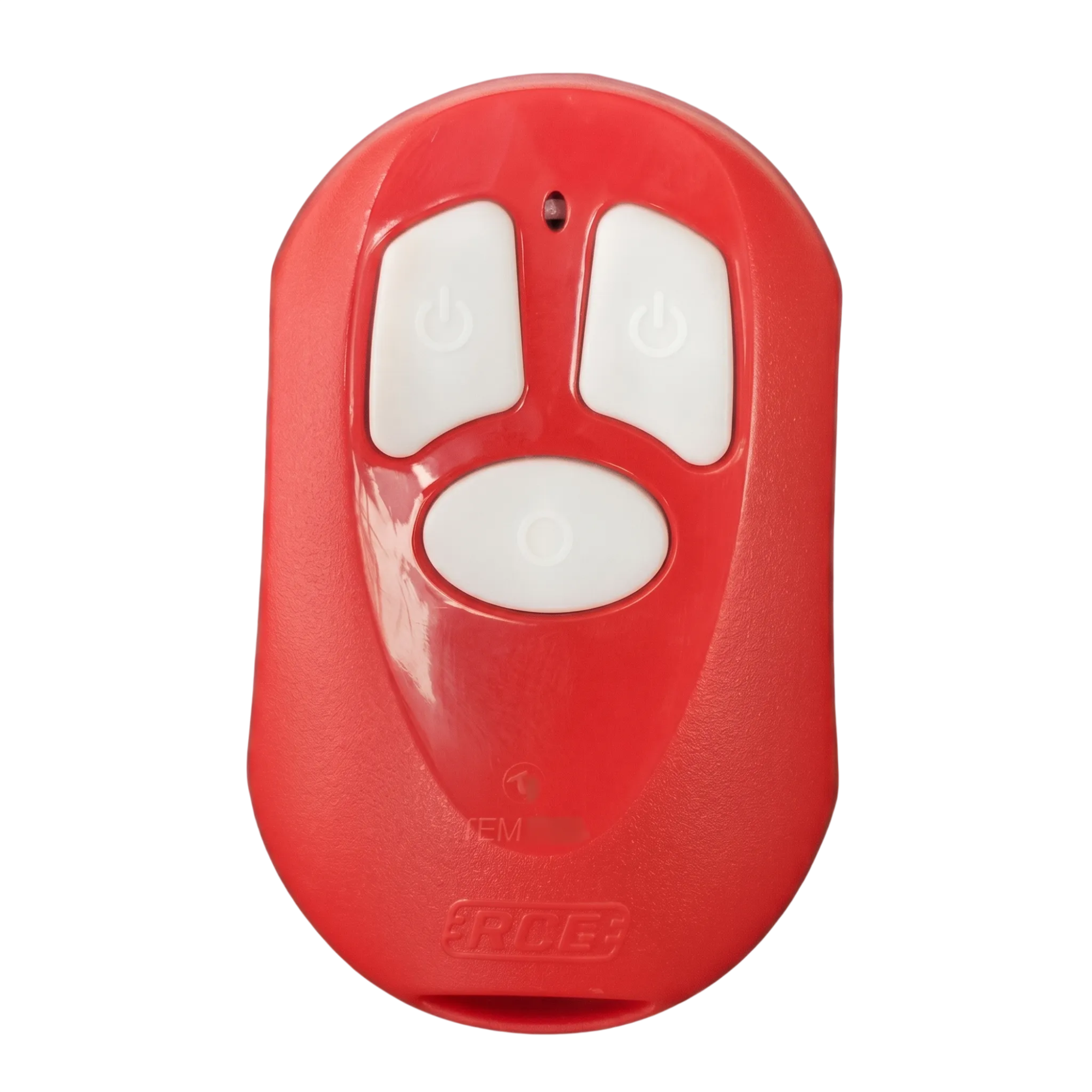 RCG Command FX Controle Remoto Transmissor Radiofrequência 433,92MHz Code Learning de 3 Botões para Portão Eletrônico e Alarme - Branco