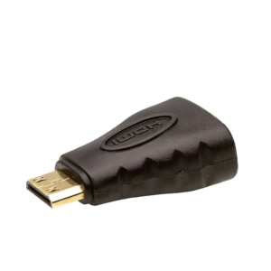 Adaptador Mini HDMI Macho para HDMI Fêmea Hard Line HL-HDMI1M/F Banhado a Ouro