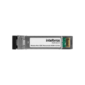 Modulo Transceptor Optico Intelbras KGSD 2110 A SFP Mini-GBIC WDM Gigabit Monomodo 10km LC Simplex