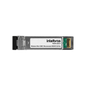 Modulo Transceptor Optico Intelbras KGSD 2110 B SFP Mini-GBIC WDM Gigabit Monomodo 10km LC Simplex