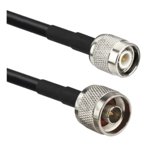 Cabo de Descida Coaxial RG58 50 Ohms Eldtec 10 Metros Conector N Macho para TNC Macho