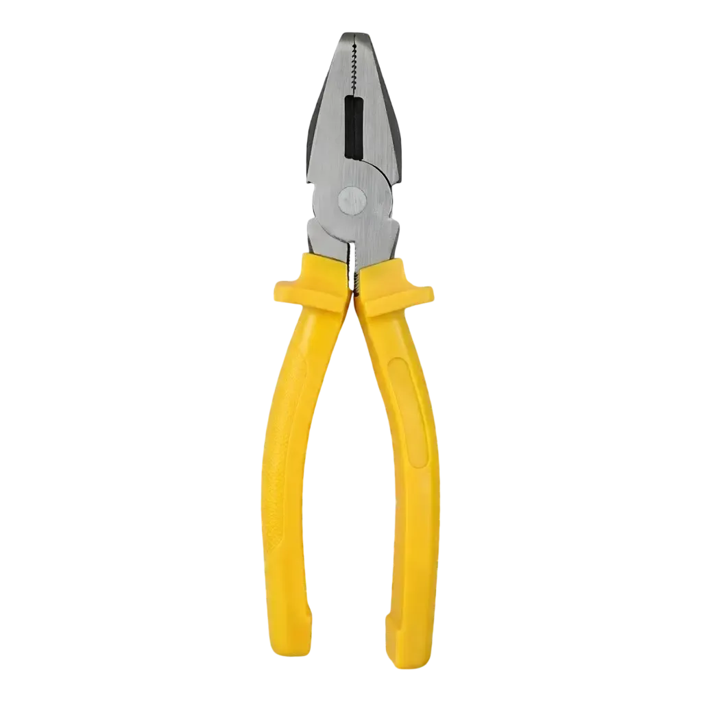 Alicate Universal 8 Polegadas 200mm Kokay 056-2008 em Aço Carbono Forjado com Cabo Isolado Amarelo