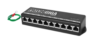Patch Panel Injetor PoE Passivo Volt Gigabit 5 Portas 12.01.023 48V para ISP e CFTV