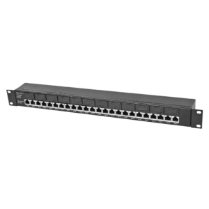 Patch Panel Injetor PoE Passivo Volt Gigabit 12 Portas 12.01.024 48V 19 Polegadas 1U Rack para ISP e CFTV