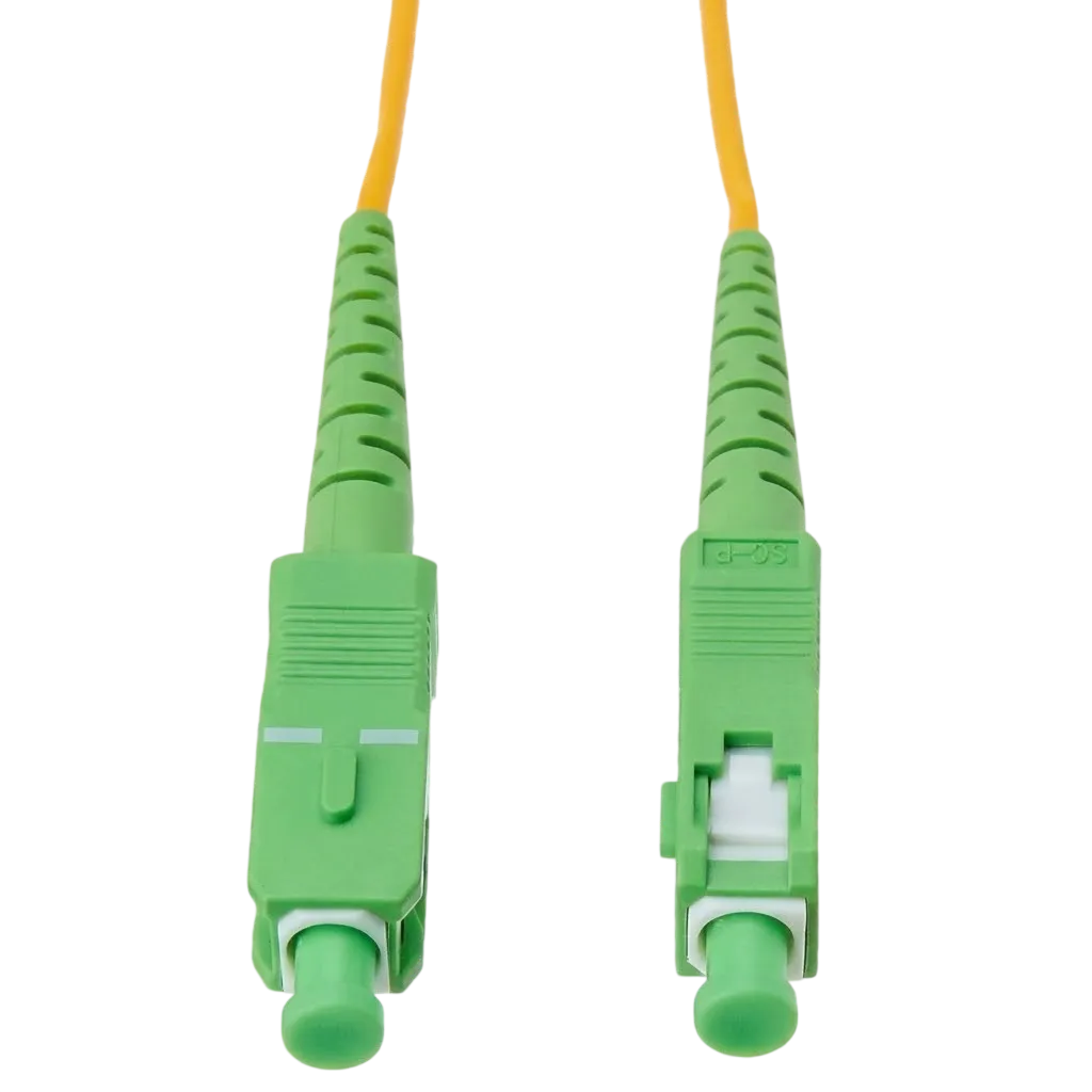 Profissional Cordão Óptico Simplex SM SC/APC-SC/APC Monomodo G.657.A1 LSZH 2.0mm - 2 Metros (018-0559)