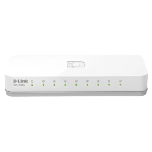 Switch D-Link 8 Portas DES-1008C Fast Ethernet 10/100 Mbps Auto MDI MDIX Fanless Bivolt