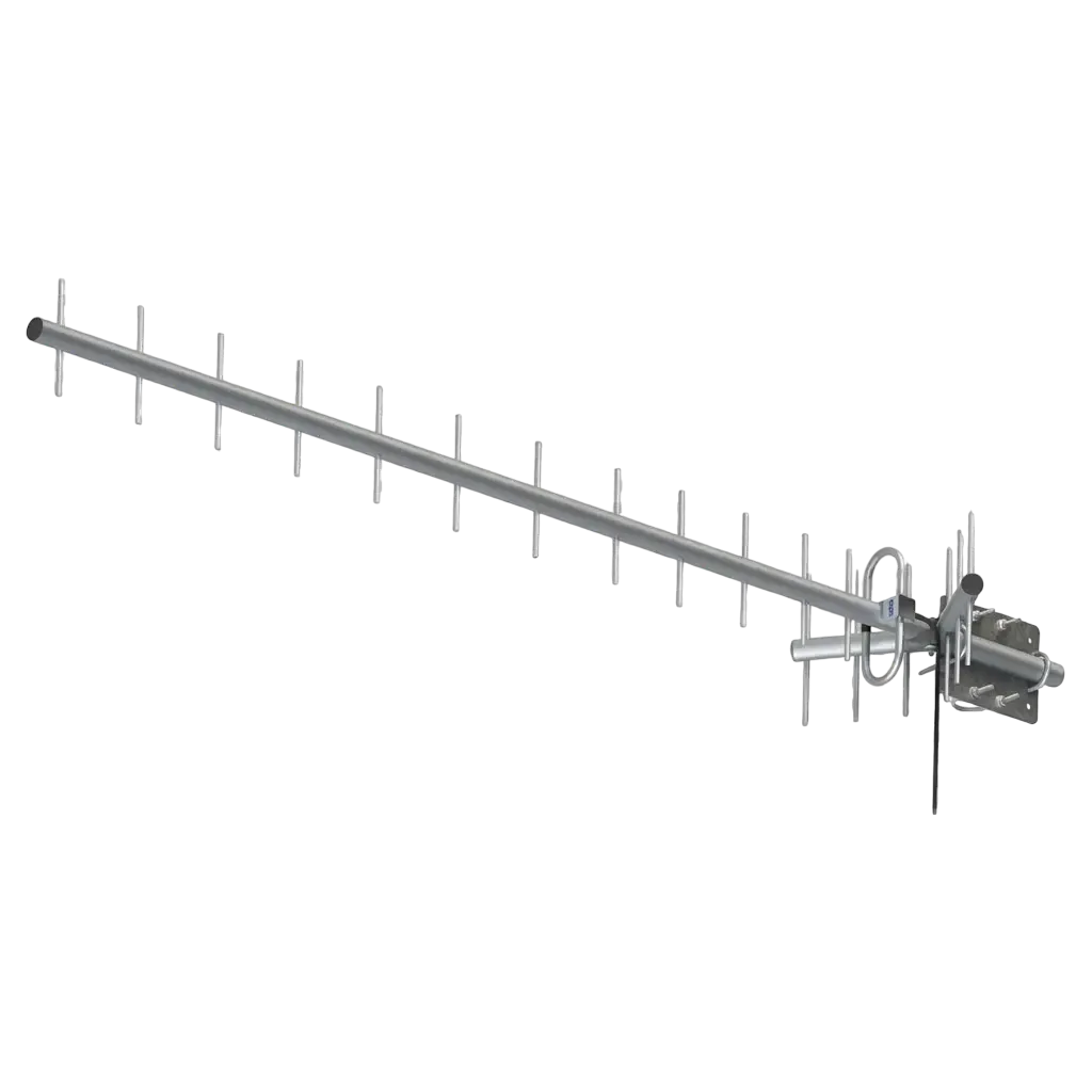 Antena Celular Externa Direcional Dual Band Proeletronic PQAG-2017 Alto Ganho 17 dBi 800/900 MHz