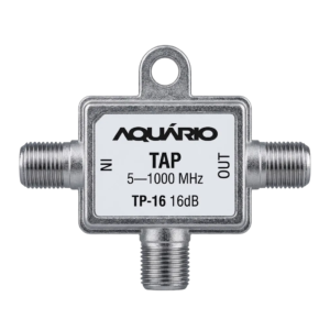 Tomada Sistema T de Coluna 16dB Aquário para TV Coletiva