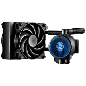 Water Cooler Cooler Master MasterLiquid Pro 120 MLY-D12X-A20MB-R1 Radiador 120mm Dual Fan MasterFan Pro Push-Pull Intel e AMD