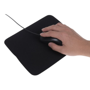 Mouse Pad Exbom Home & Office 180x220x2mm Preto MP-2218C