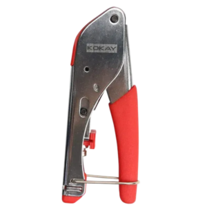 Alicate de Compressão Profissional Kokay SC-5085A para Conectores Coaxiais RG6 e RG59 056-0518