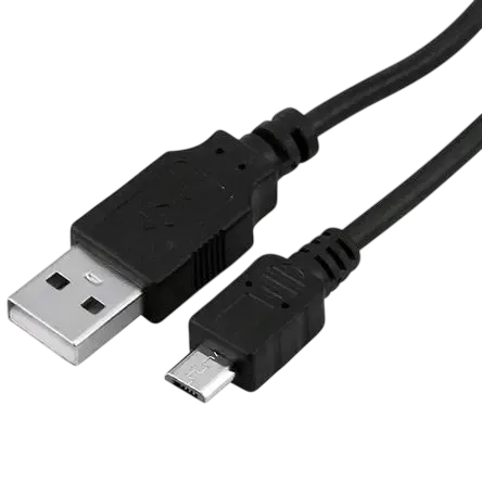 Cabo USB 2.0 A Macho para Micro USB V8 Macho Carga e Dados Pix 018-1406 - 1.0 Metro Preto