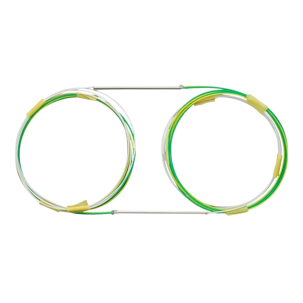Splitter Óptico PLC 1x2 Shoreline Sem Conector (Fibra Nua) - PA103