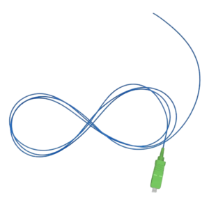 Pigtail Óptico Simplex Monomodo SM 9/125 SC/UPC Buffer 0.9mm - 1,00m