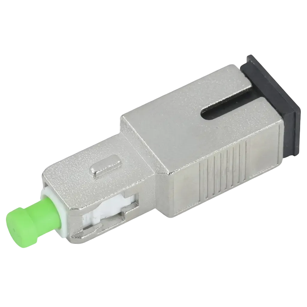 Atenuador Optico Fixo SC/APC Monomodo 9dB Plug Macho Femea para Redes FTTH GPON