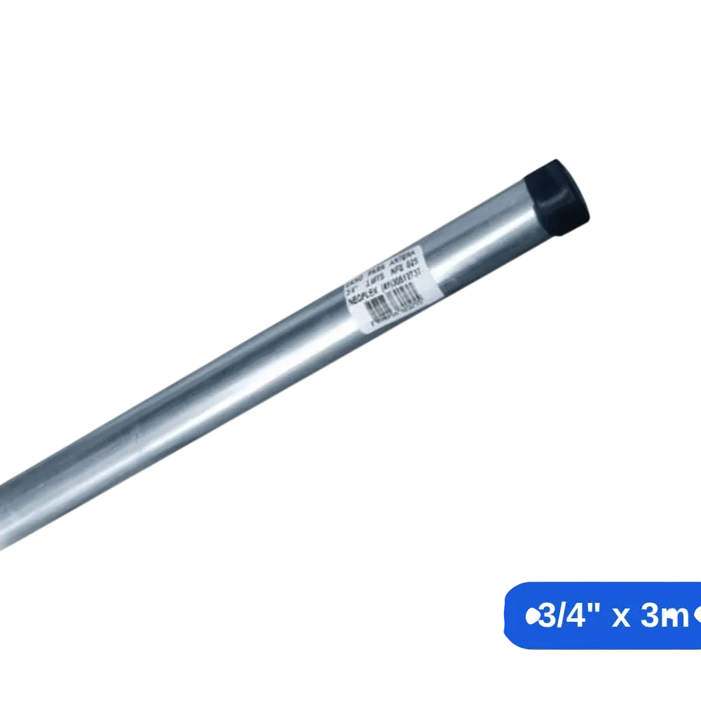 Tubo Galvanizado Bedin Sat para Mastro de Antena 3/4 Polegada 3 Metros
