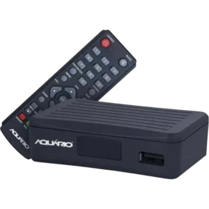 Conversor e Gravador Digital Terrestre Aquário DTV-4000S Full HD 1080p com Central Multimídia USB PVR e Saídas HDMI e RCA