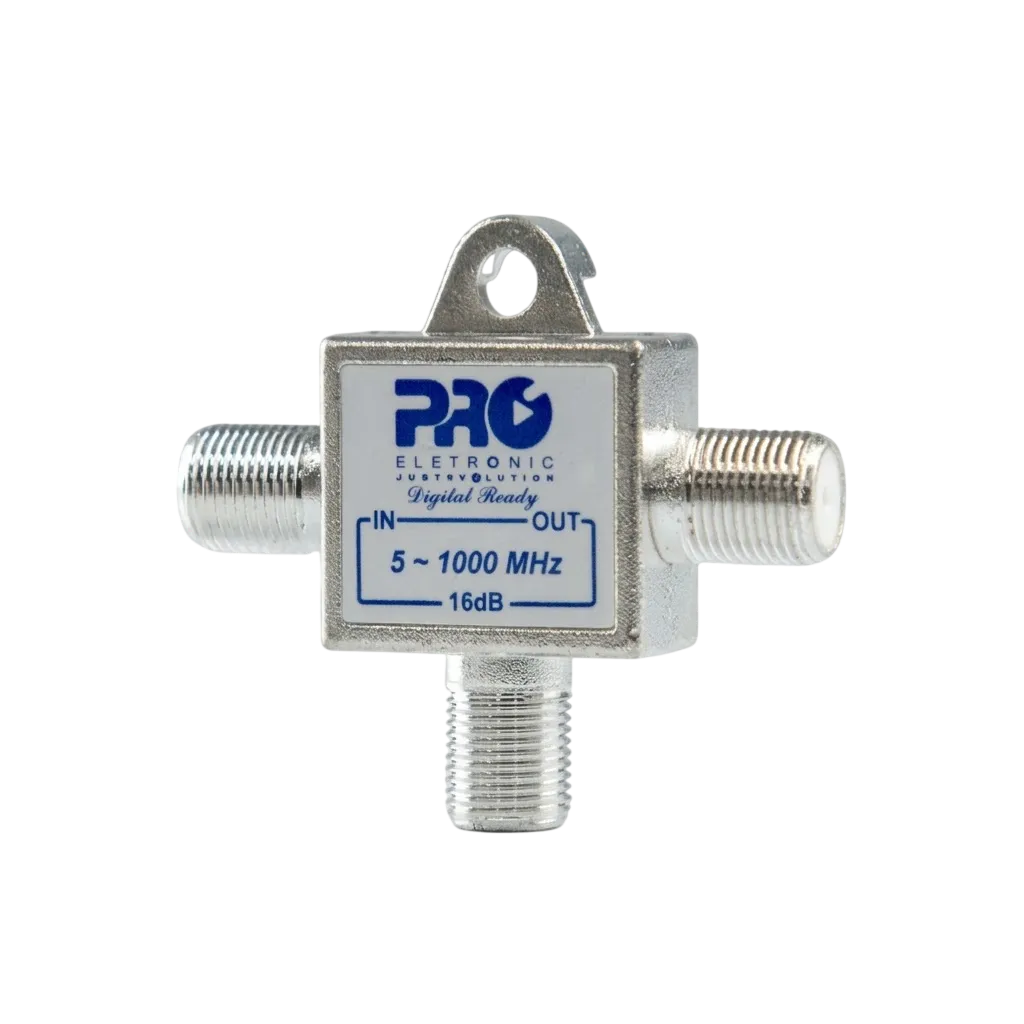 Tomada Sistema T de Coluna 16dB 1GHz Proeletronic PQTT-1216B