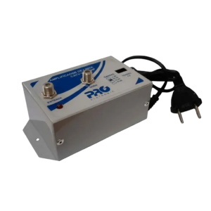 Amplificador de Linha VHF UHF HDTV 30dB Proeletronic PQAL-3000 Bivolt para Sinal Digital
