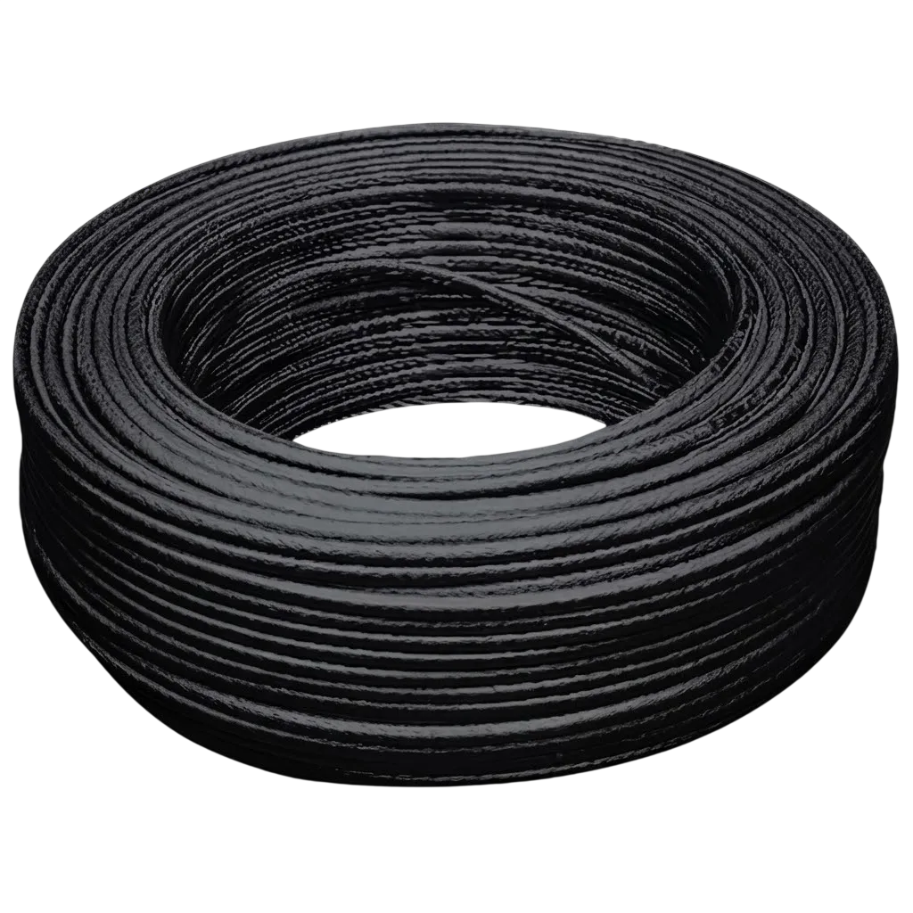 Cabo Coaxial RF50 50 Ohms 60% de Malha Eldtec Preto por Metro